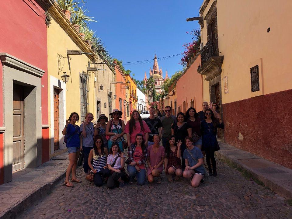 DSC Students on a study abroad program in Europe
